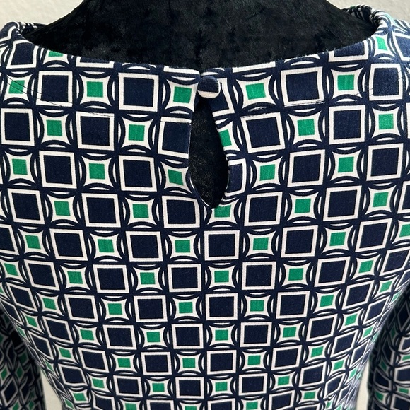 Talbots Geometric Print Sheath Dress - Picture 7 of 7